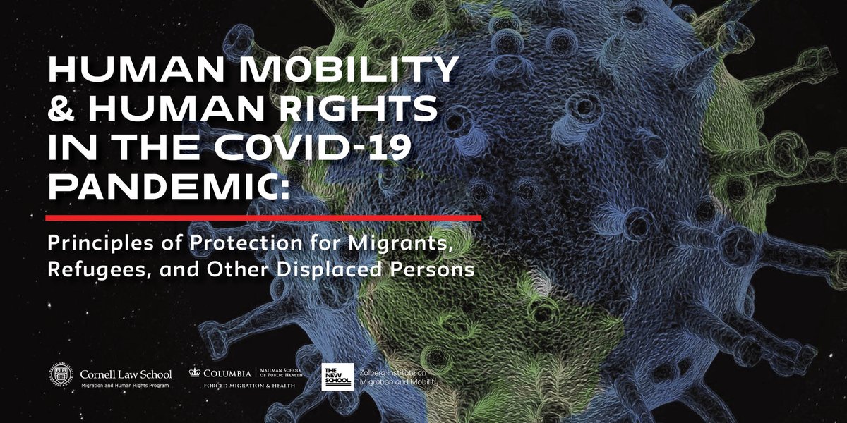 ColumbiaPopFam's tweet photo. From health to non-discrimination to privacy, governments must follow these #14Principles of protection for migrants, #refugees, and other #displacedpersons during the #COVID19 pandemic: https://t.co/B8xntdKh9i
@PFMH_Columbia @ColumbiaMSPH @CornellLaw @ZolbergInst @OpenSociety https://t.co/d5SQnj11iD
