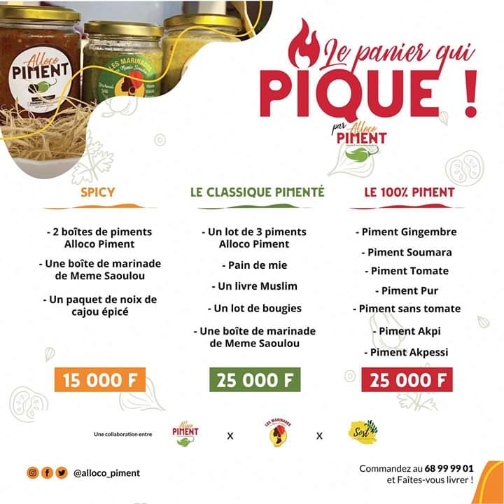 AllocoPiment's tweet photo. « Le piment brûle mais il te prévient lorsqu'il est de trop, cependant le sucre est doux et te tue sans te prévenir. 
Mieux vaut la sincérité du piment que l'hypocrisie du sucre. » 

Commandez votre panier à offrir au 0022568999901 
#allocopiment
#ramadankareem https://t.co/JoOS82bzOJ