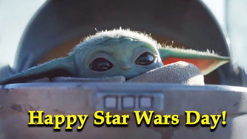 SeattleSB's tweet image. A reminder that babies are unbelievalbly adorable and fascinating even in a galaxy far, far away.  #starwarsday