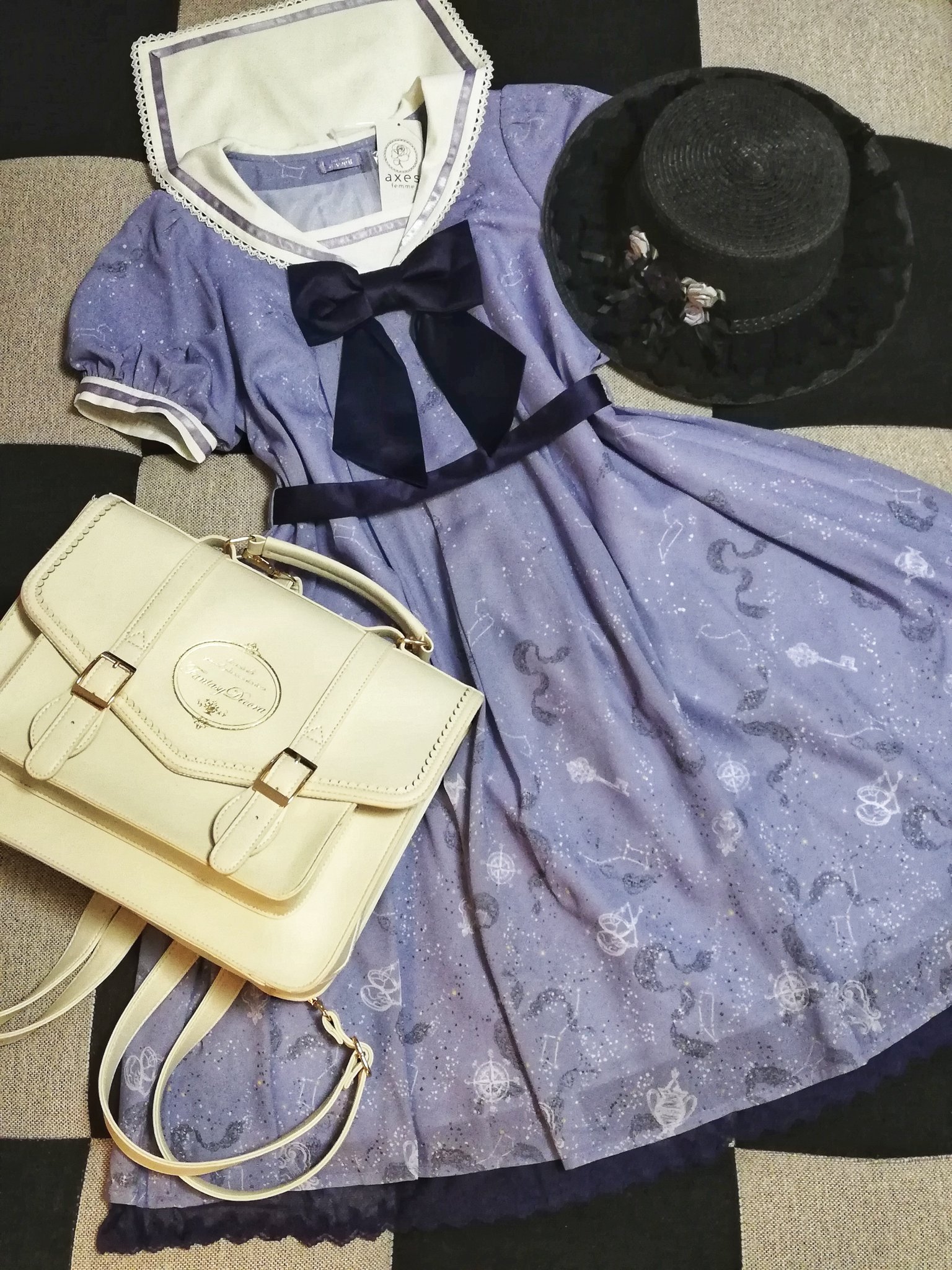 24時間限定 Axes Femme Kawaii 星座柄セーラーワンピース 新色追加 Telepromo Ir