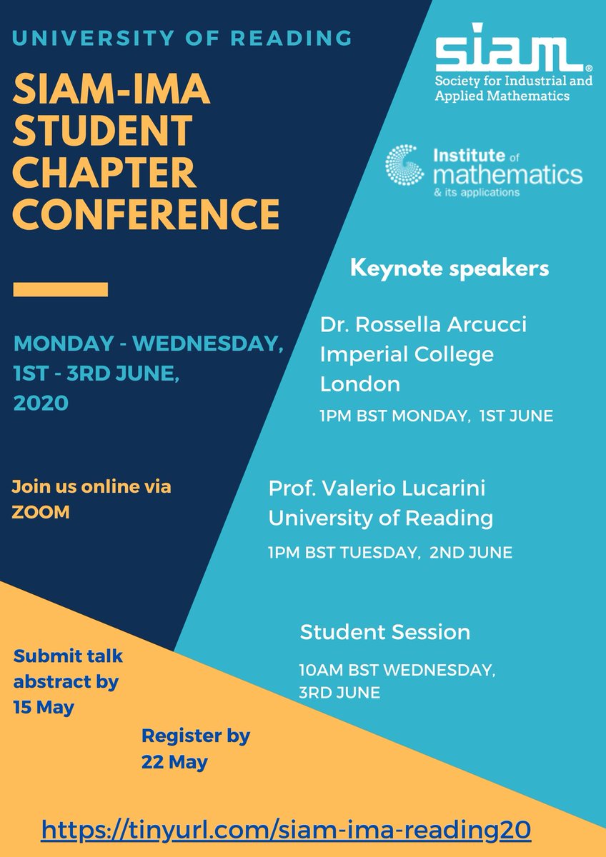 SIAM-IMA Student Chapter Reading tweet media