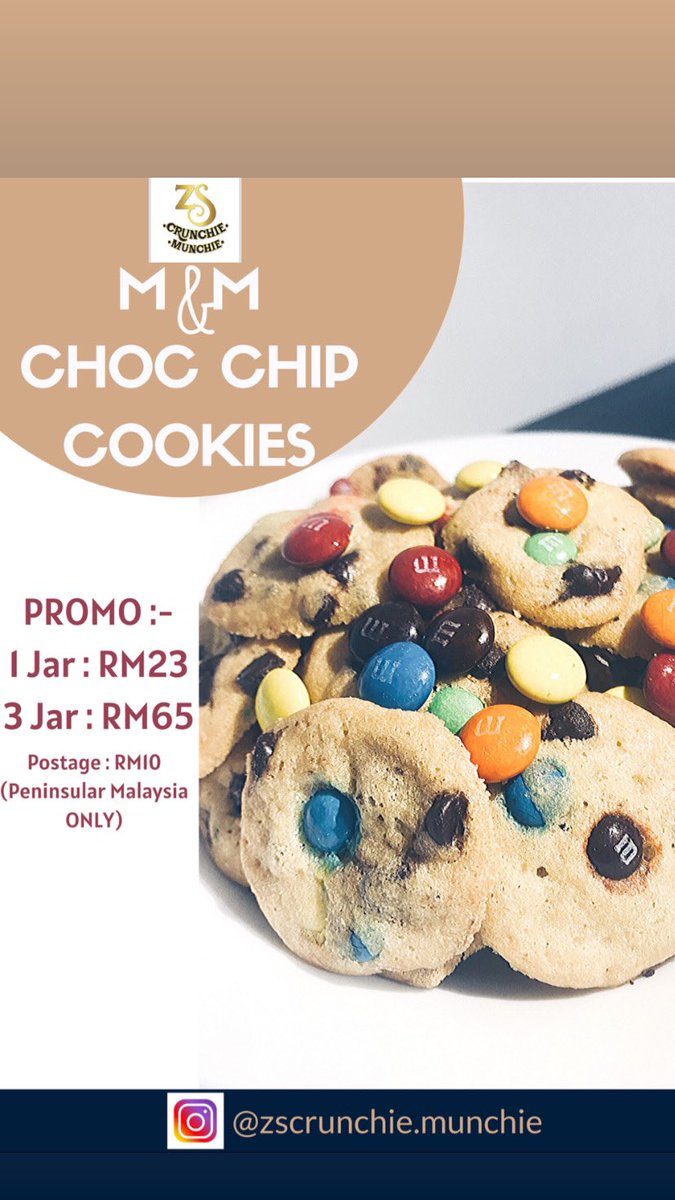 ZureenOmar's tweet photo. Hi Semua! Kami dari ZScrunchie.munchie ada buat promo raya untuk cookies! Hopefully dapat bantu income suami saya yang terkesan since MCO ni. Tolong retweet boleh? 🤗 https://t.co/jVayjW5jK3