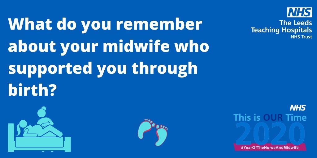 LeedsHospitals's tweet photo. What do you remember about your midwife who supported you through birth? 

To celebrate International Day of the Midwife, we’d love to share your messages of thanks or support with our hardworking midwives at @leedsmaternity! #IDM2020 https://t.co/riQsTh3WkP