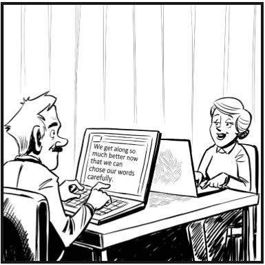 Mundane_Fortune's tweet photo. Using technology to slow your world and… save your marriage
Some of us need technical assistance for carefully choosing our words.

Know anyone who can relate?  Tag them or leave a comment 👇

#loveandmarriage #relationships #datenight https://t.co/129apzBRi9