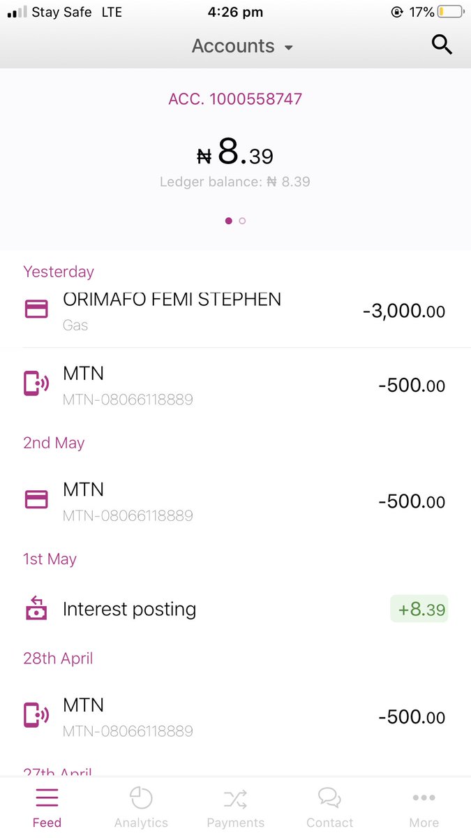 femimafo22's tweet photo. @DONJAZZY Yes ooo...with @vbankng you can do virtually everything without stress...for the first time in my banking life, I don’t receive debit alert for maintenance, sms and transfer. Rather I receive interest for banking with @vbankng both on my #targetsavingsaccount & main account. https://t.co/Kg8JB7o3WK