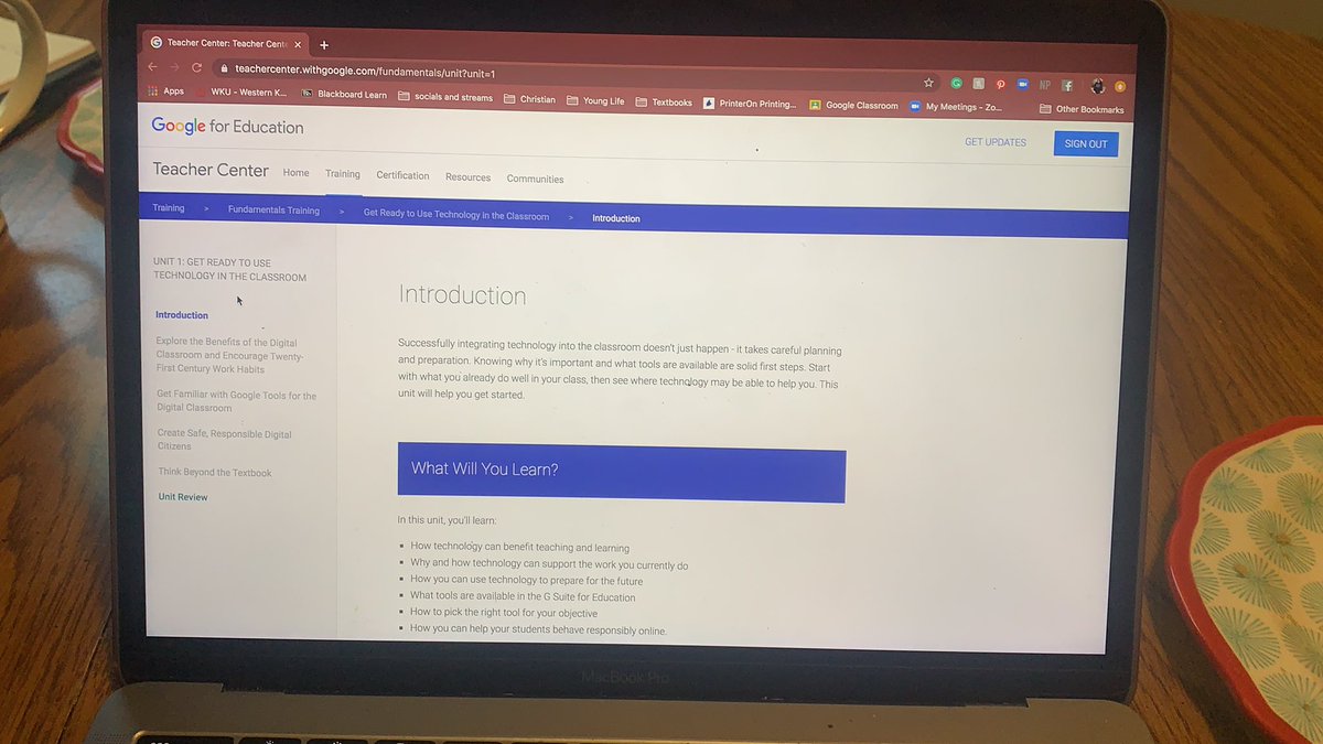 Starting my Google Certification! My mom <a href="/delancyhusker/">Angela</a> and her friend <a href="/feagley4/">Mary Feagley</a> are teachers and we are doing it together!! #WKUteachercandidate #WEAREMV #ALLIN #googleforeducation