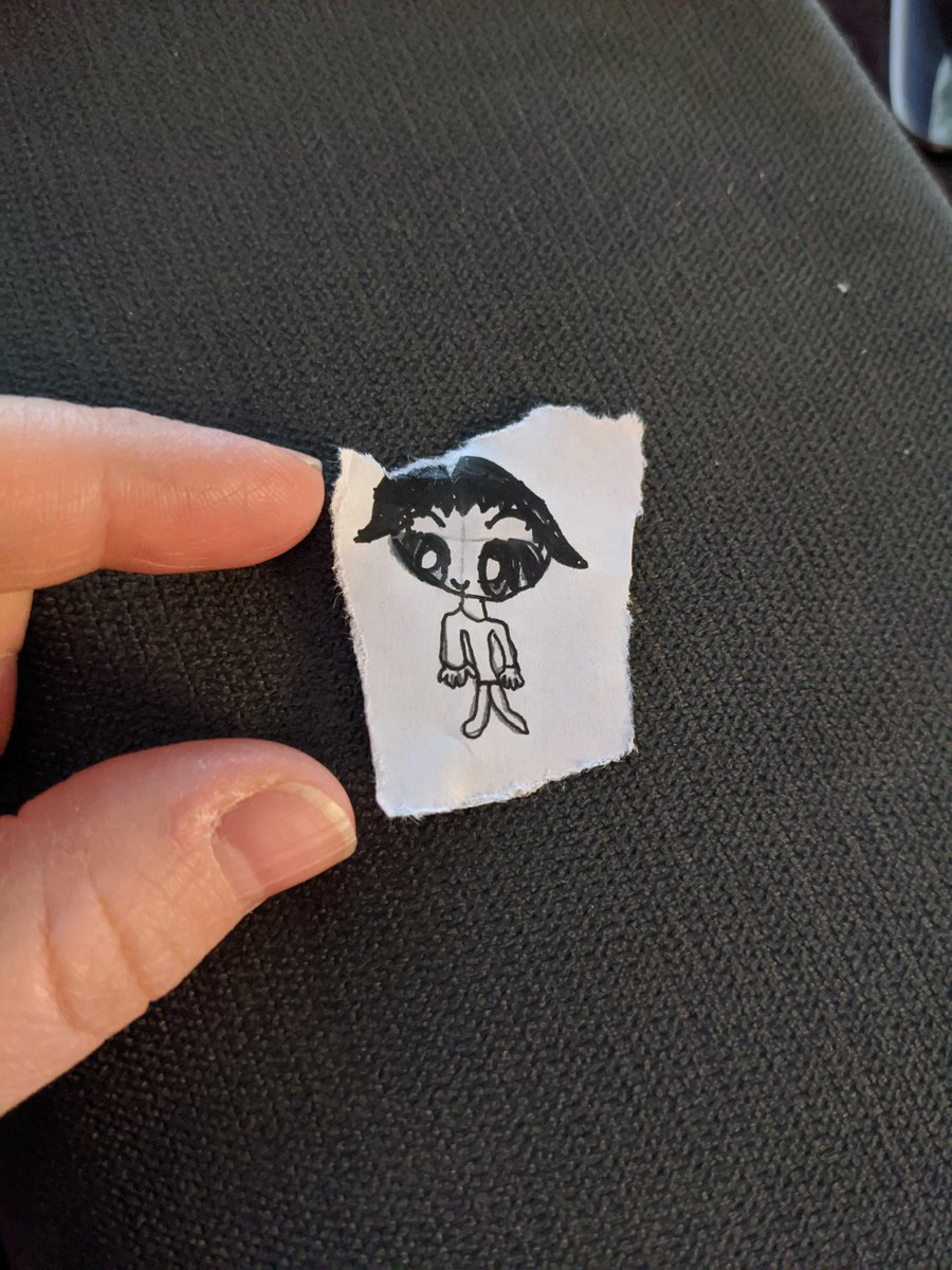 Emerciles's tweet photo. @mygospelcity Jake's drawing of Zacchaeus, the wee little man https://t.co/j0xdbQhjLl