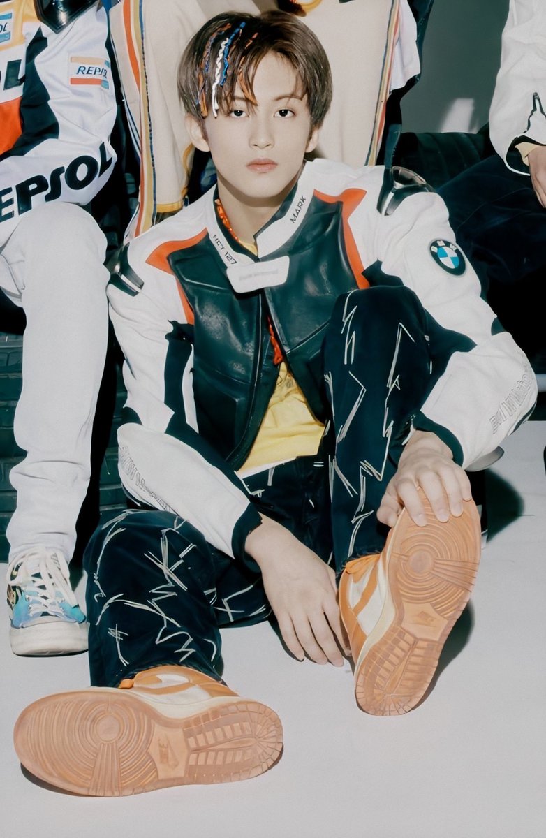 nctmarkarchive's tweet photo. A racer Mark concept?!?! 🤯🧡
#NCT127_Punch https://t.co/mSdxaHtpHt
