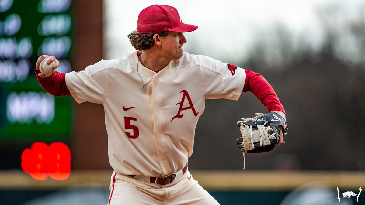 arkansas cream baseball jersey