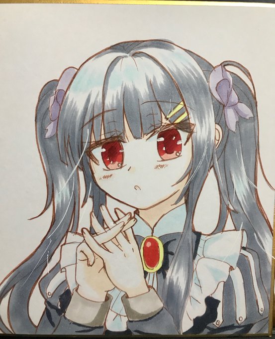 お題1:ウィンターローズ
トリカブトちゃん!
(アナログ1.5h)
#FKG深夜のお絵かき一本勝負
#フラワーナイトガールイラスト
#花騎士 