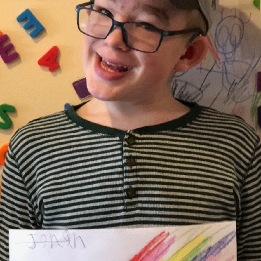 JJB4CURE's tweet photo. Jonah found his teachers at the end of his rainbow. #CUREmps3 #GivingTuesdayNow #curesanfilippo https://t.co/H4dwwDg24L