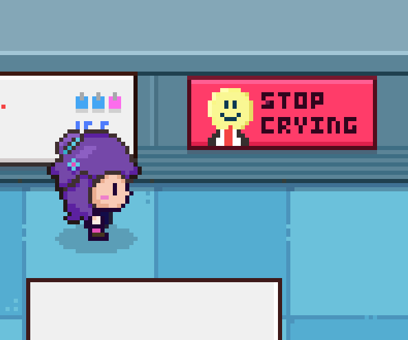 dangercrewgame's tweet photo. Happy Monday! ☀️ Here are some motivational posters from around the Danger Crew office to amp you up.

Questionable management style around here 🤔😂

#MondayMotivation #indiedev #pixelart #dangercrew https://t.co/gVoHfUJoNV