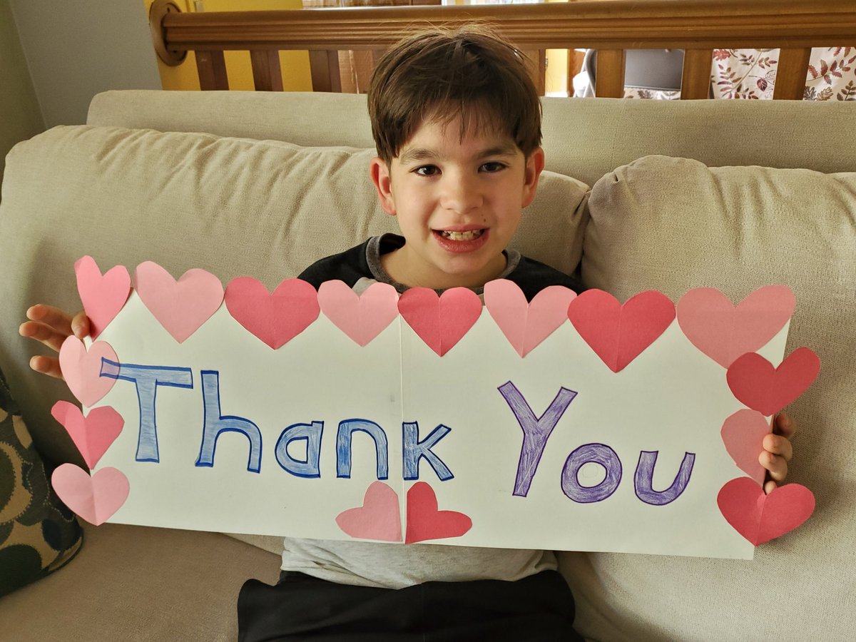 AndreaFieb's tweet photo. Thank you Meadow Brook teachers for all that you do. We appreciate you!! Max can't wait to see all of you again! 
@rochrobin @MsGriffinMusic @MrsHaanMBE @BergsEyeView @mlyons2350 @medspec14 #thinkMBE #inthistogether https://t.co/mYSvmt2R11