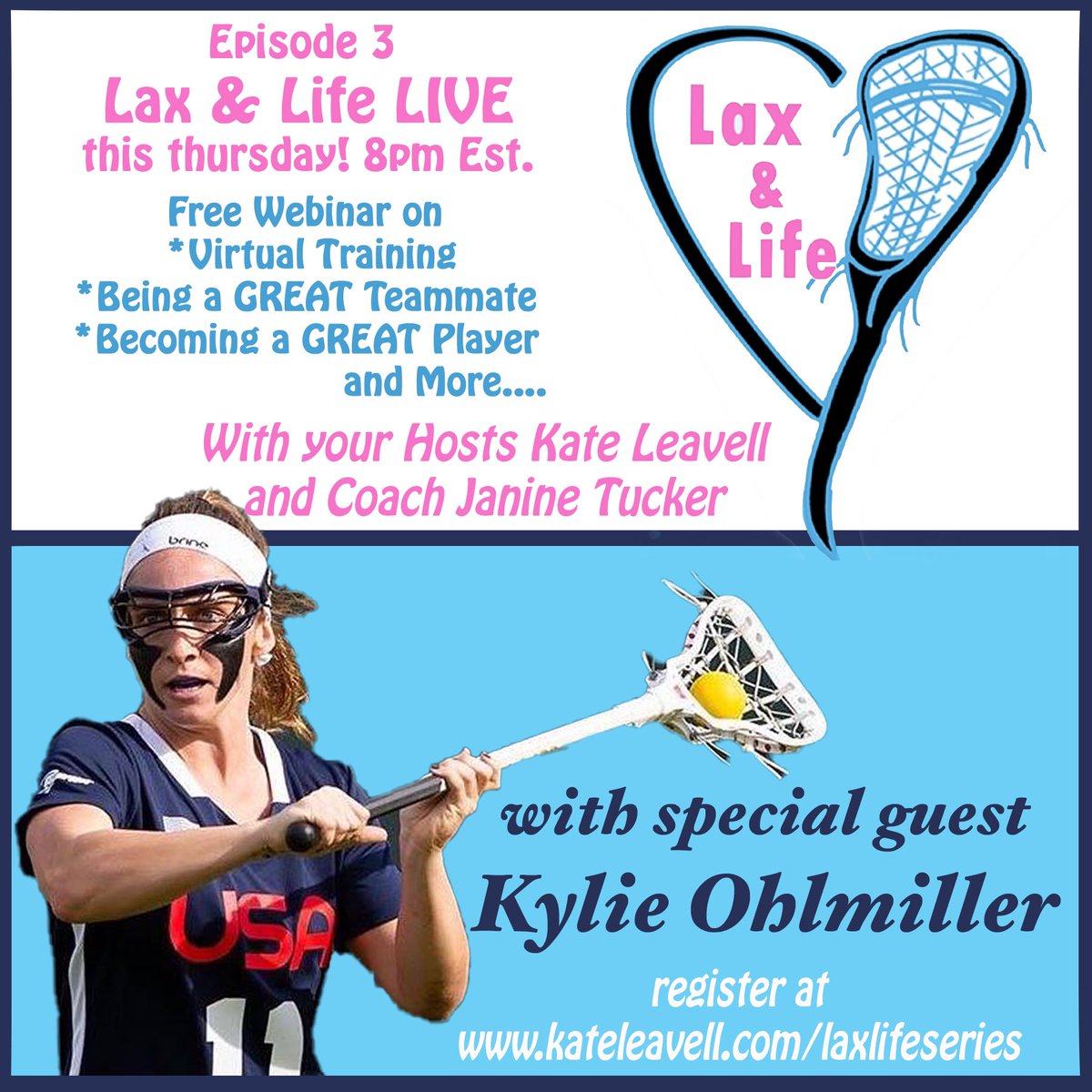 kateleavell's tweet photo. Episode 3 this Thursday and we’ve got another incredible guest!! https://t.co/2PcTR4WSEq