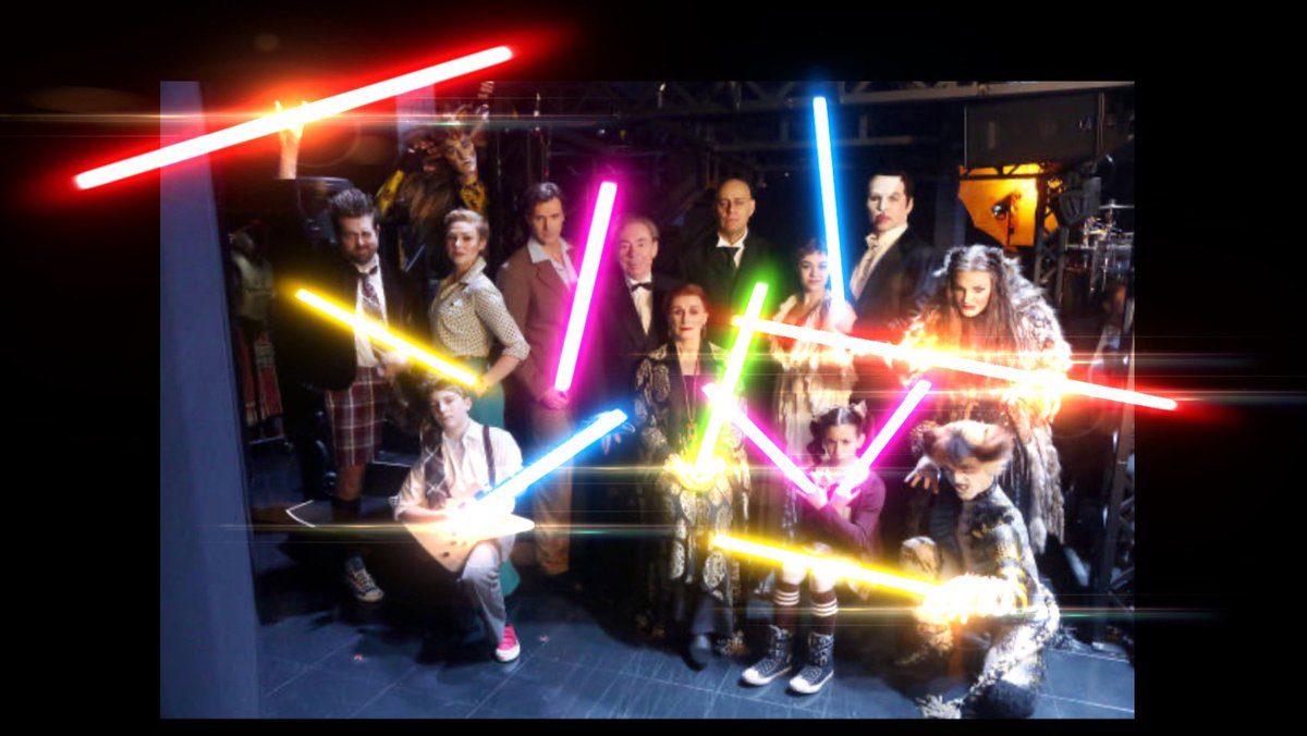 A meeting of the new #JediCouncil #Broadway #TeamALW #AndrewLloydWebber #SORMusical #Cats #SunsetBoulevard #POTOBroadway #MayThe4thBeWithYou #4OnBroadway #NYC #StickItToTheMan #StarWarsDay2020
