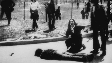 chrizthomson's tweet photo. While y’all associate May 4th with #StarWars, let’s not forget about the four dead in Ohio. #KentStateMassacre #KentStateMay4 #ohio #FourDeadInOhio https://t.co/E93ZdiHDLK