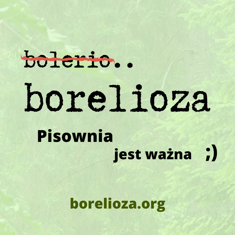 borelioza_org's tweet photo. Borelioza.
Pisownia jest ważna ;)
#borelioza #zdrowie #kleszcze https://t.co/xrMEOaEqGg