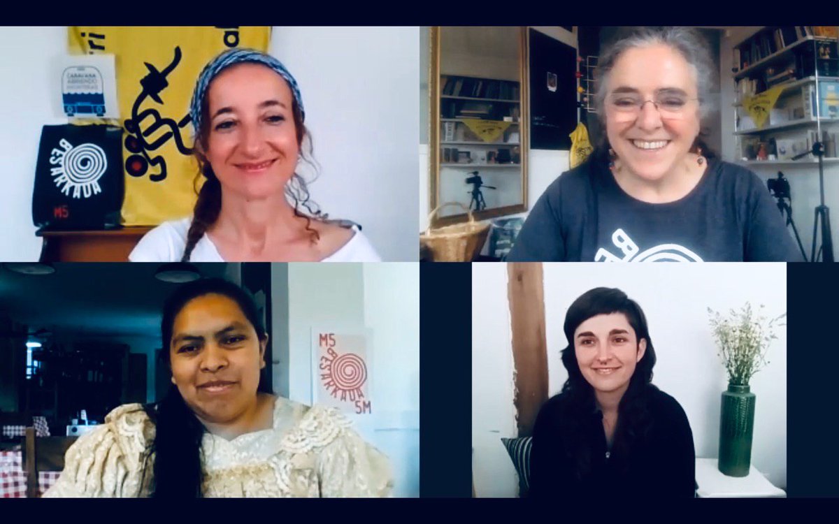 oeebizkaia's tweet photo. 📺 DESCONFINANDO FRONTERAS TV #OEE #Covid19
8. #M5 Besarkada eta Artea Sarea
HOY recordamos la iniciativa Herrien, pertsonen eta giza eskubideen besarkada del año pasado con la Red Artea Sarea: Olatz Talavera y Marta Chuc del pueblo quiché (Guatemala).
https://t.co/qGw5tTt53c https://t.co/z6zbZuXmQ7
