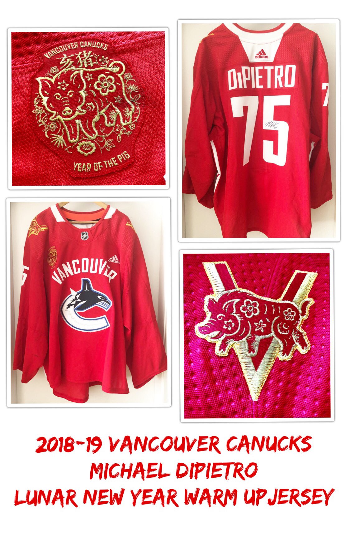 Vancouver Canucks on X: Special #Canucks Lunar New Year warm-up