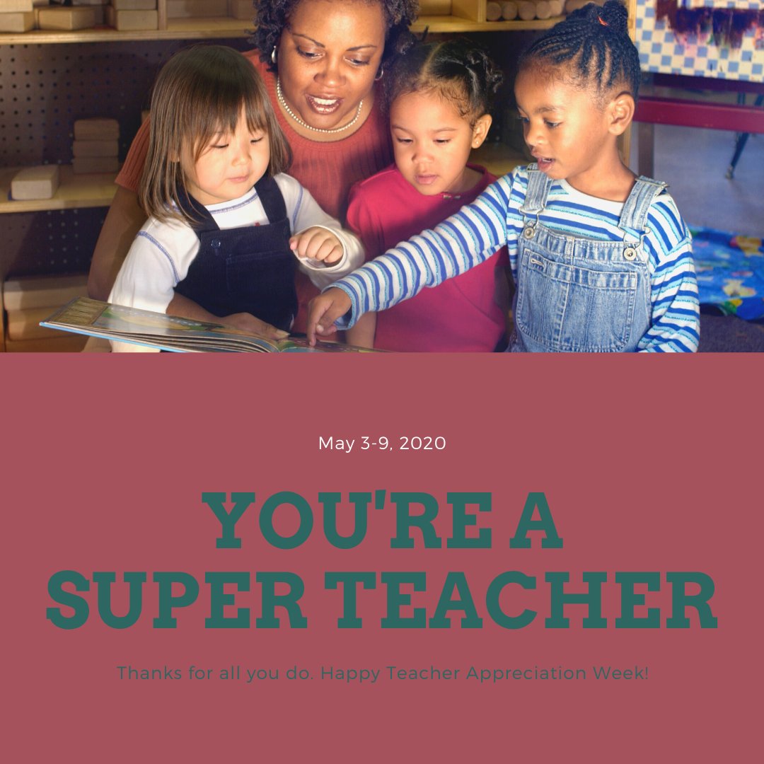JumpStart1995's tweet image. All heroes don't wear capes. In this unprecedented time in our history, you have risen to the occasion and continued to educate our nation's children. Your work and dedication are not unnoticed. We appreciate you today and everyday! #TeacherAppreciationWeek