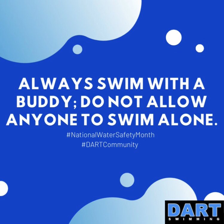 Adriana__1212's tweet image. Water Safety Tip of the Day: Always Swim with a Buddy; Do Not Allow Anyone to Swim Alone.

#WaterSafetyMonth #DARTCommunity