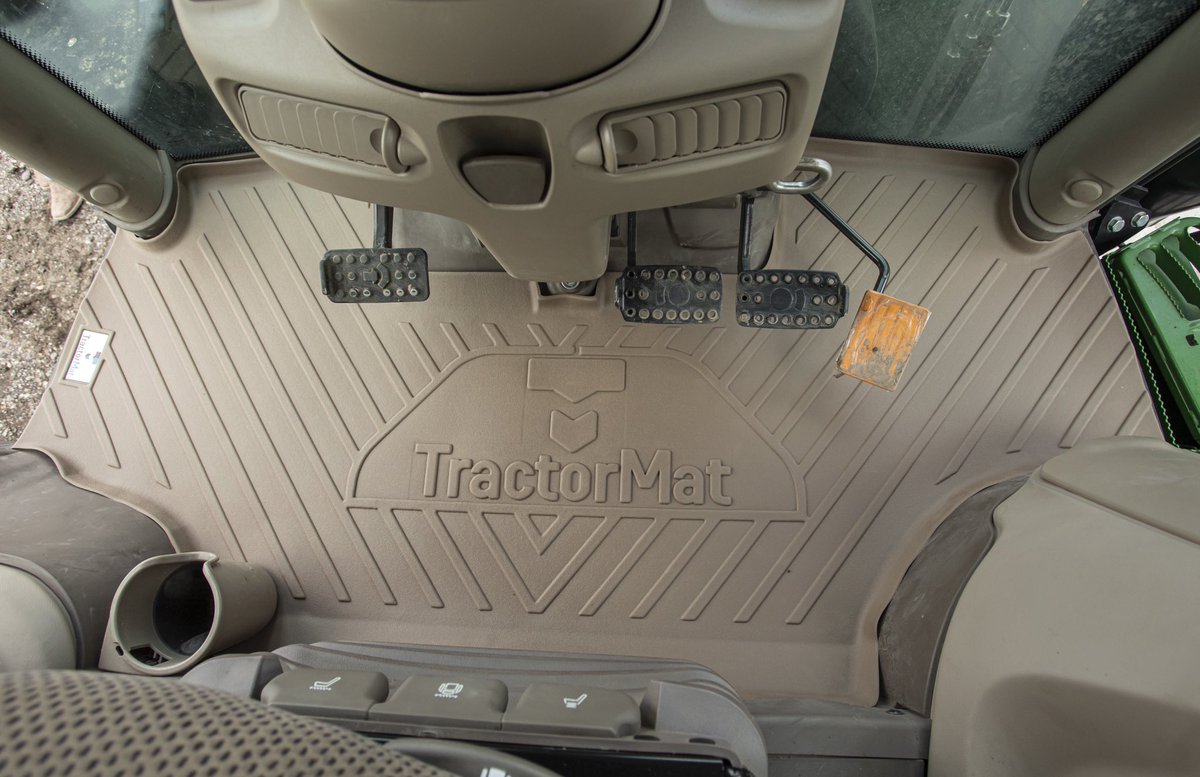 tractor_mat's tweet photo. Quit wasting time and money on paper towels and cleaner! Easy install, easy removal for cleaning, the @tractor_mat will pay for itself in time and supplies! Order yours today!

#tractormat #clean #easy #affordable #farming #agriculture #cattle #plantingseason https://t.co/m5sEQe7pER