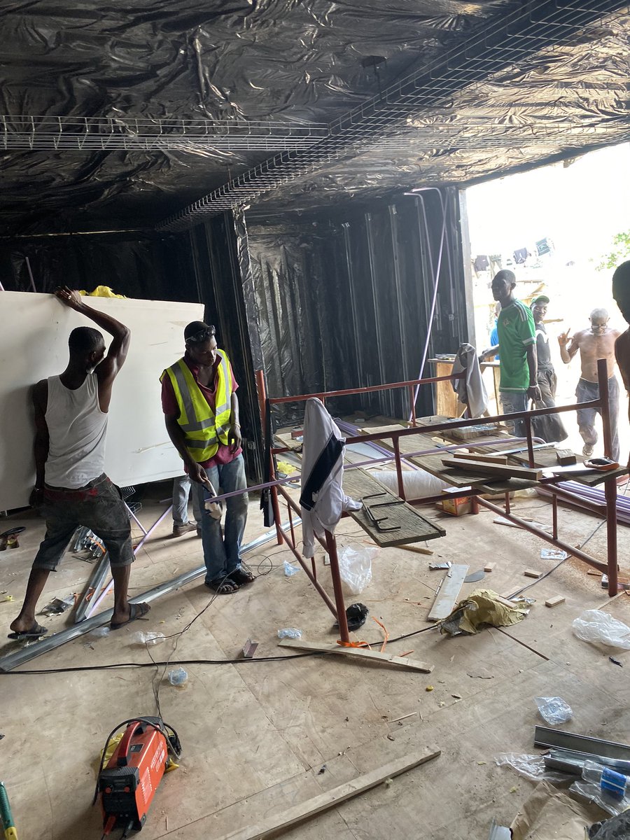 Damn .. left this thread for so long .. here goes Internal works after container positioning Application of thermal insulation.Mechanical and electrical servicesDamp proofing