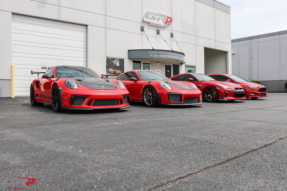 GRPerf's tweet photo. Seeing red π¨π¨
#grp #grperformance #porschegt3rs #porschegt2rs #nissangtr #fordfocusst https://t.co/OOfSt5oymw