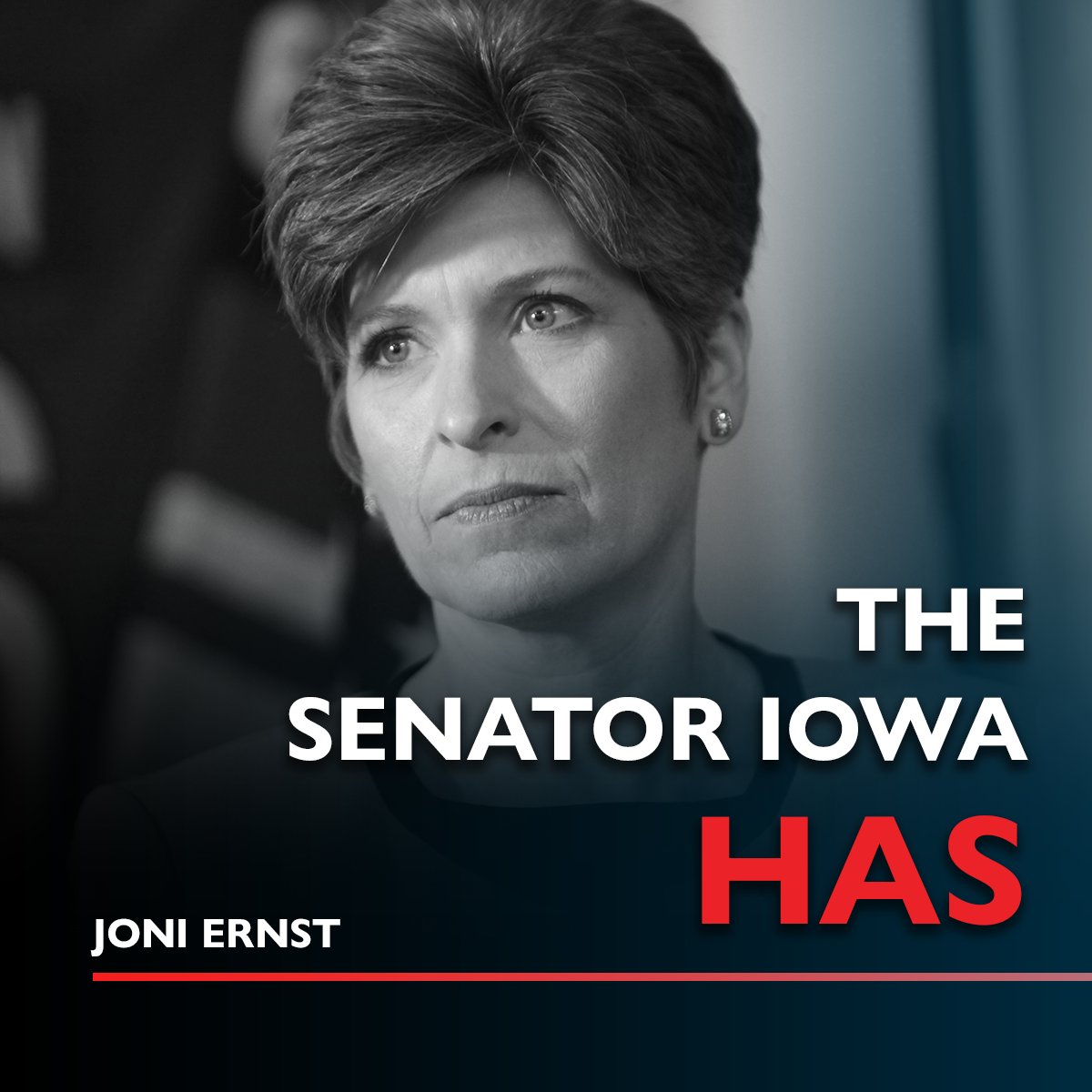 Joni Ernst.We need to help close the gap - and we need your help! 