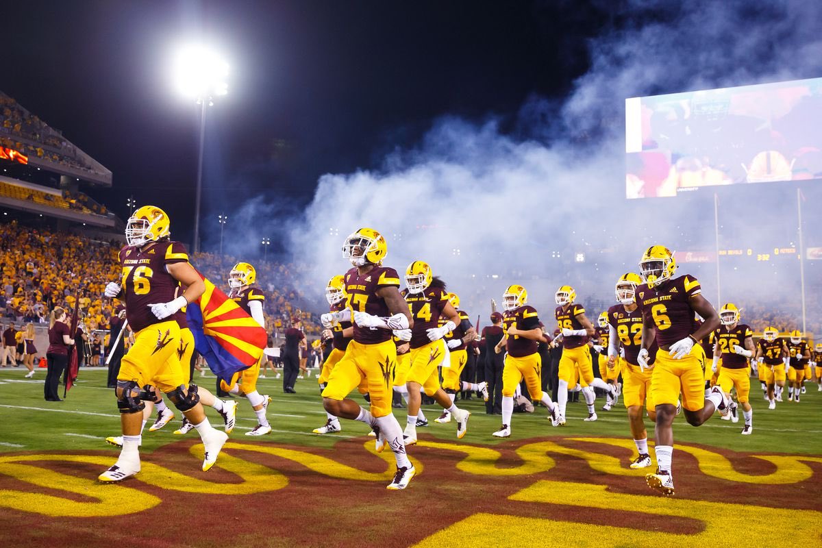 GenoVanDeMark's tweet photo. Excited and thankful to receive an offer from Arizona State University!! #forksup https://t.co/dFh73X5bDs