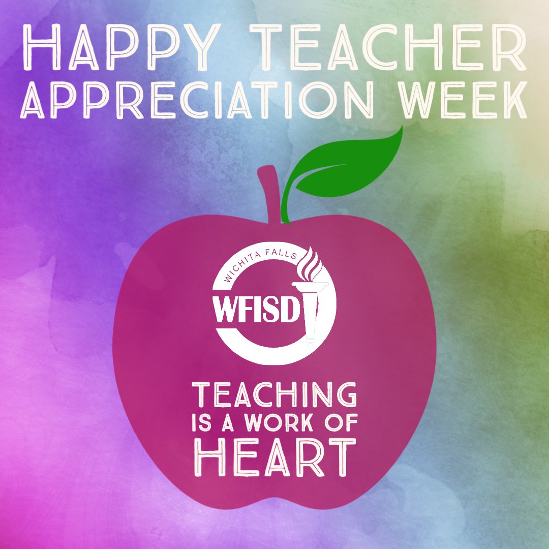 Thank you to all of our WFISD teachers for all you do! Thank you for always stepping up and doing whatever it takes to help our kids succeed. We are proud to have the best teachers around!! Happy Teacher Appreciation Week! #beBOLD #iamwfisd <a href="/Kuhrteous/">Michael Kuhrt</a>
