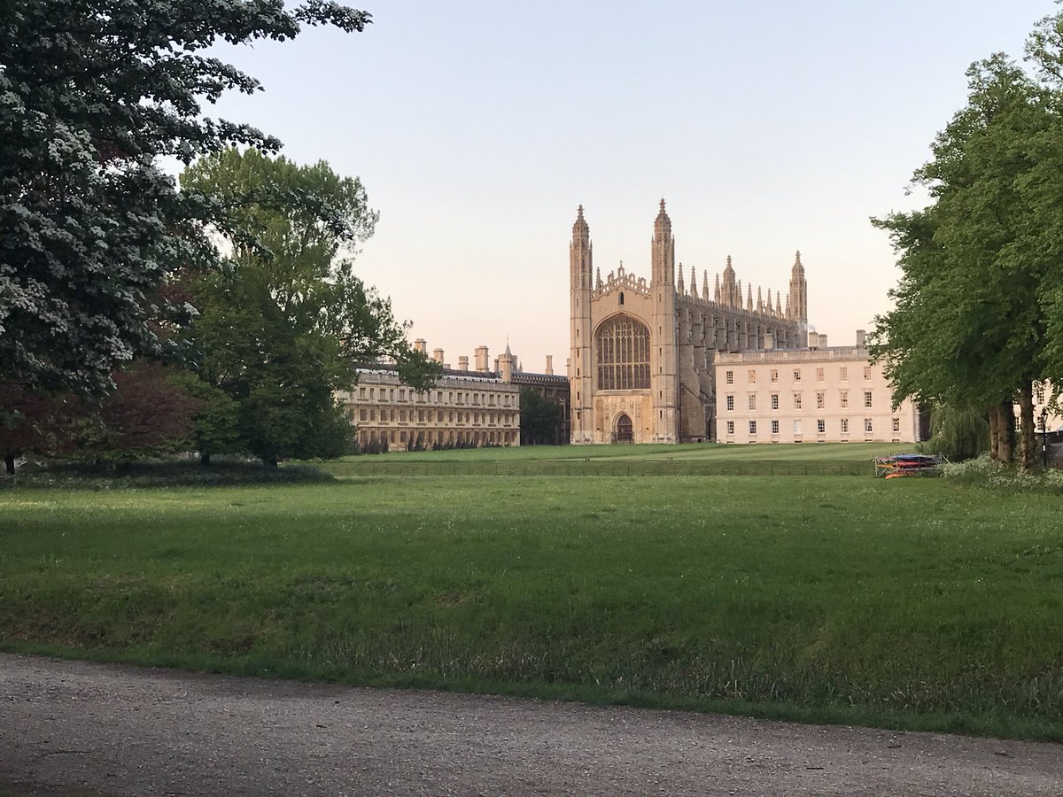 Day 43 of positives  Did some morning study, went on a walk around the village and saw this lovely rainbow  caught up on some tv! Went to work at 4 and my way home had to stop and look at Kings College  and then did my FaceTime with  @awlshw 