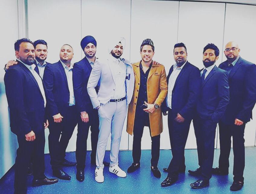 G Sidhu and Jass Bajwa 1st UK performance with the team