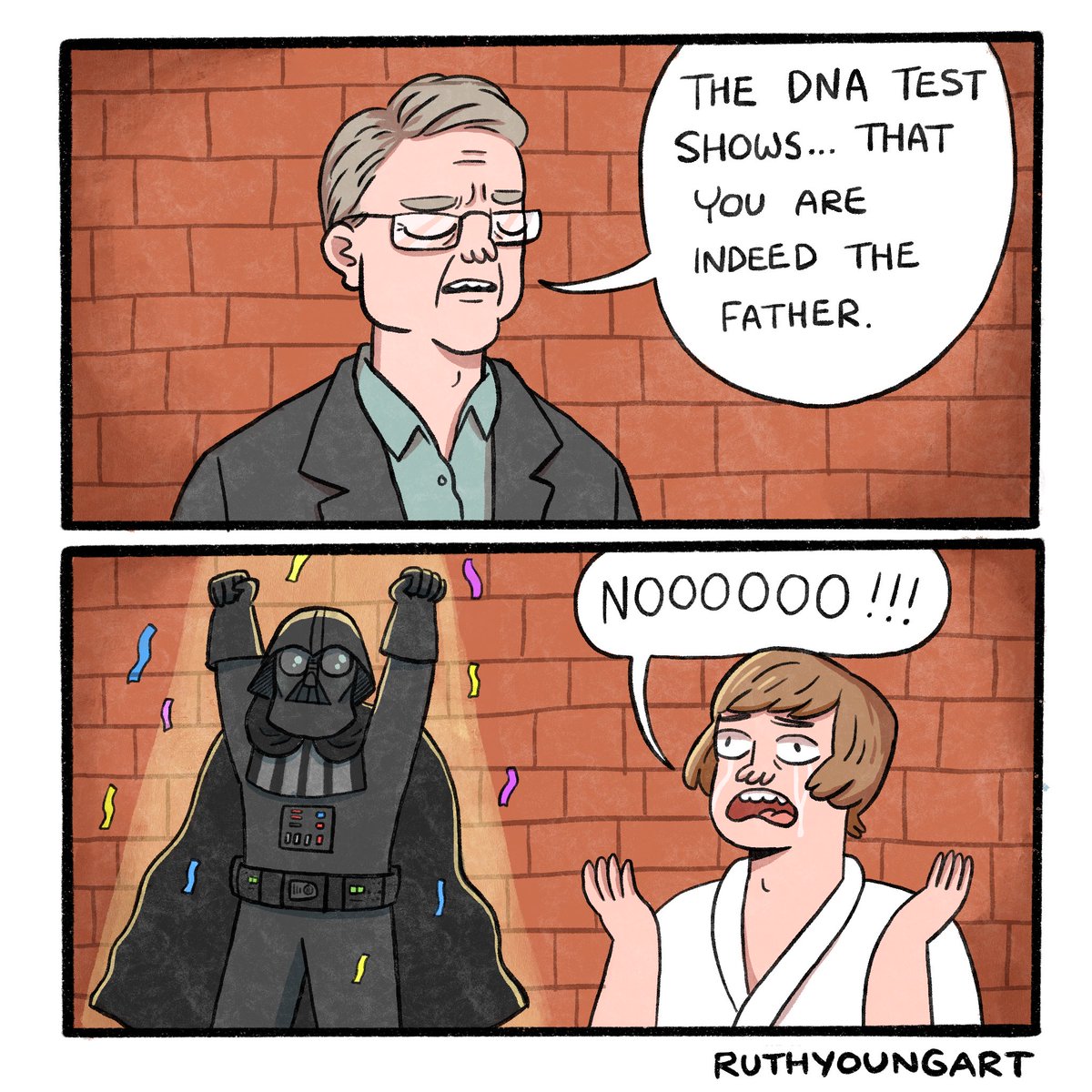 ruthyoungart's tweet photo. I’m sure this has already been done but I couldn’t resist 😅#MayThe4thBeWithYou https://t.co/y1UqjLFWHC