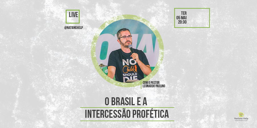 NationsHelp's tweet photo. [LIVE] 

Amanhã às 20h30, teremos uma live com o Pr. Leonardo Paulino com o tema "O Brasil e a intercessão profética". Venha participar e ouvir uma palavra de Deus sobre esses dias!

#Live #NationsHelp #Brasil #Oração https://t.co/irTj0kcQRk