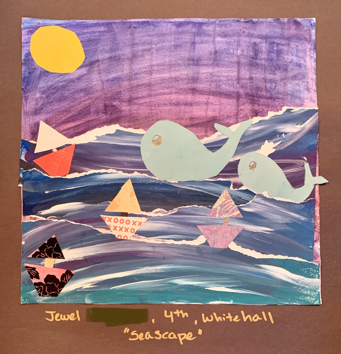 WhitehallART's tweet photo. Today’s digital art show features seascapes created by 4th grade. @WhitehallNASD #nasdproud https://t.co/XWe0g5A9aa