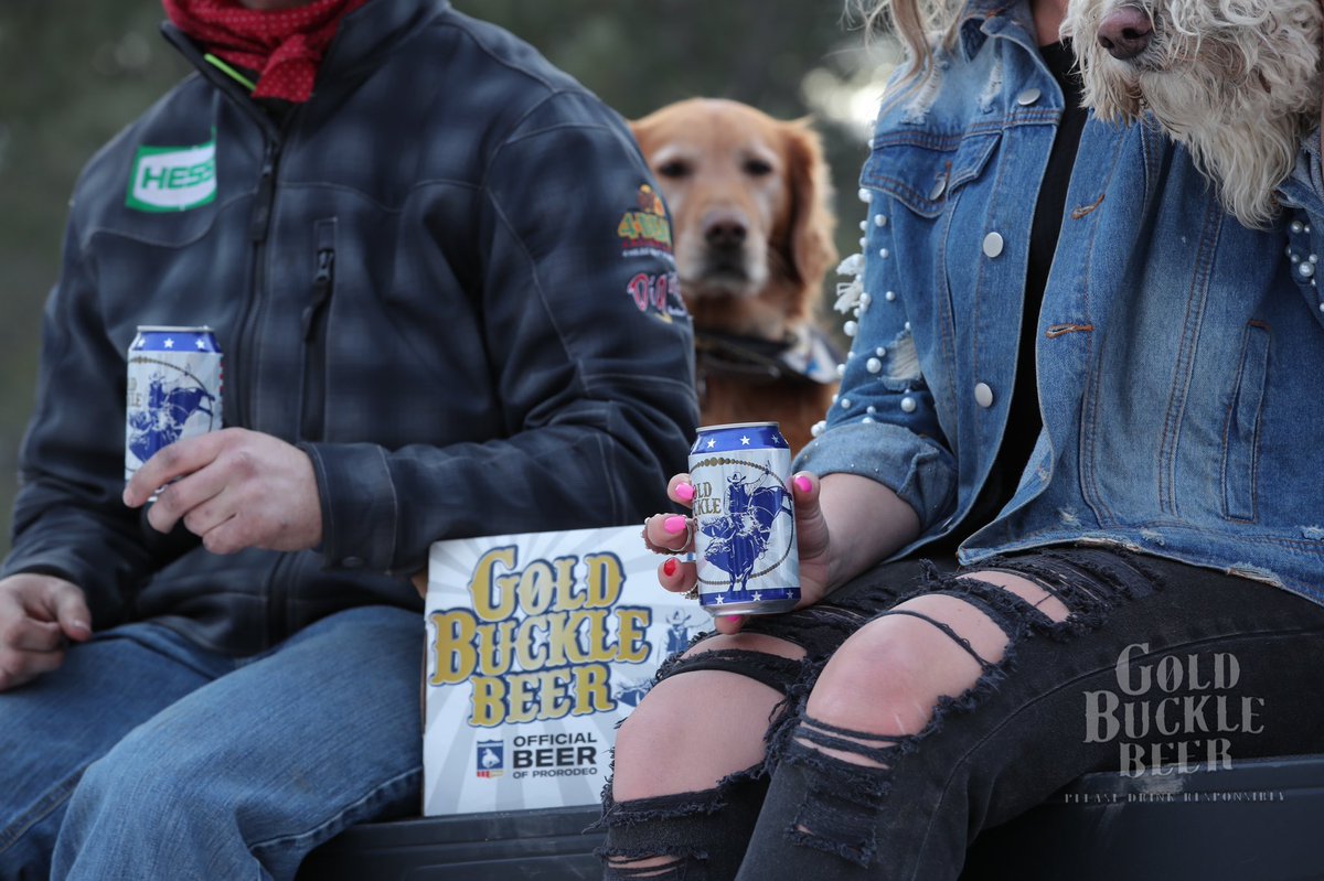 Your dog is judging you for drinking a beer before 5... but we’re not. #GoForTheBuckle #GoldBuckleBeer •
•
•
#DrinkResponsibly #Beer #Brewery #MadeInAmerica #Beerstragram #Rodeo #Cowboy #WeAreProRodeo