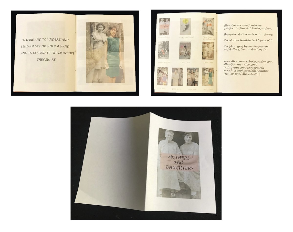 dnjgallery's tweet photo. *EDITED* - dnj Gallery - Ellen Cantor’s handmade book “Mother’s and Daughters" - https://t.co/jslWqnueI5 https://t.co/1Fxl0Ma8Az