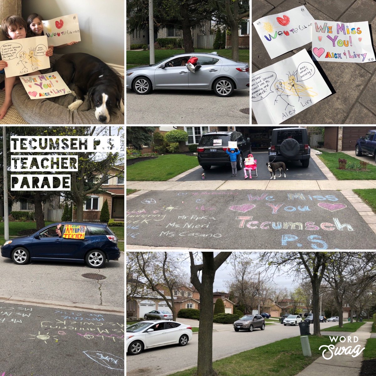 Thank you to the teachers and all <a href="/TecumsehPS/">TecumsehPS</a> who participated in the neighborhood parade for our kids! Lots of excitement and smiles at our house! We miss you Tecumseh P.S.!❤️ #PeelFam <a href="/PeelSchools/">Peel District School Board</a>