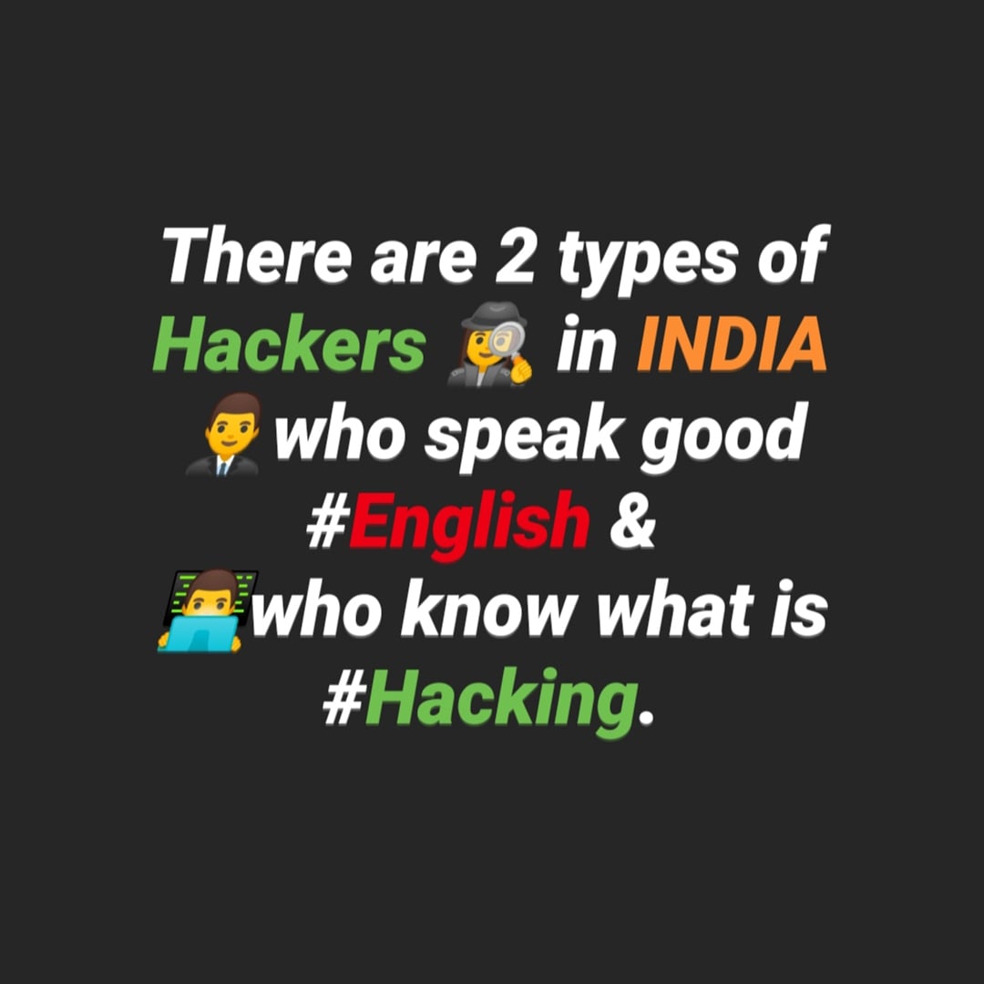 VirenderCNishad's tweet image. Hacker are in India? Right? #hacker #cybersecurity #fakehacker #cyberbullying #cybercrime #ethicalhacking #ethicalhacker #cybersecurity #hackers #geeks #boyslockerroom  #wineshops #COVIDー19 #LiquorShops