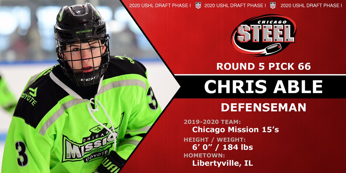 ChicagoSteel's tweet photo. He's ready, he's willing....

Welcome to the Steel, Chris Able!

@ChrisAble5 https://t.co/HUkwd9J6Is