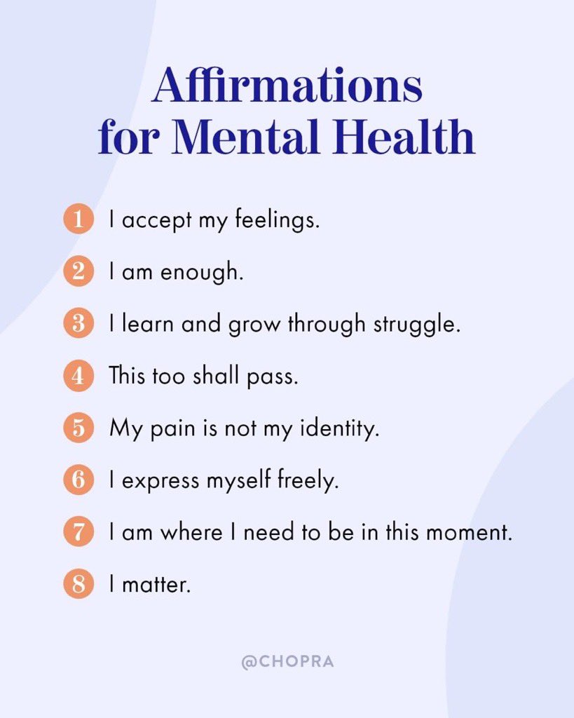 WPCHWCenter's tweet photo. A #mentalhealth reminder #MentalHealthAwarenessMonth #wpUmatter #collegehealth https://t.co/A9ySV8LZTG