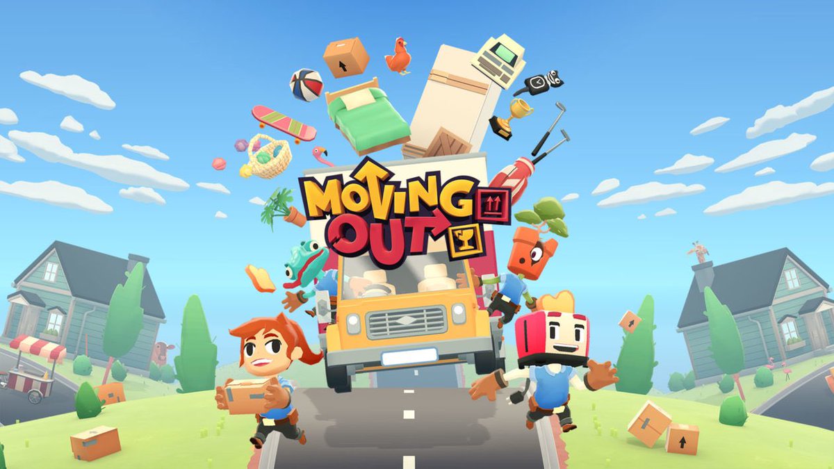 Nerdvanabytes's tweet photo. To celebrate the launch of @Team17Ltd’s new title @MovingOutGame, we are giving away a Nintendo Switch code*!

🎉To enter🎉
FOLLOW @NerdvanaFrisco 
RT &amp; LIKE this post 
TAG your couch co-op buddy. 

Winner announced Friday! 

*NA code https://t.co/dJ0cuGAoqW