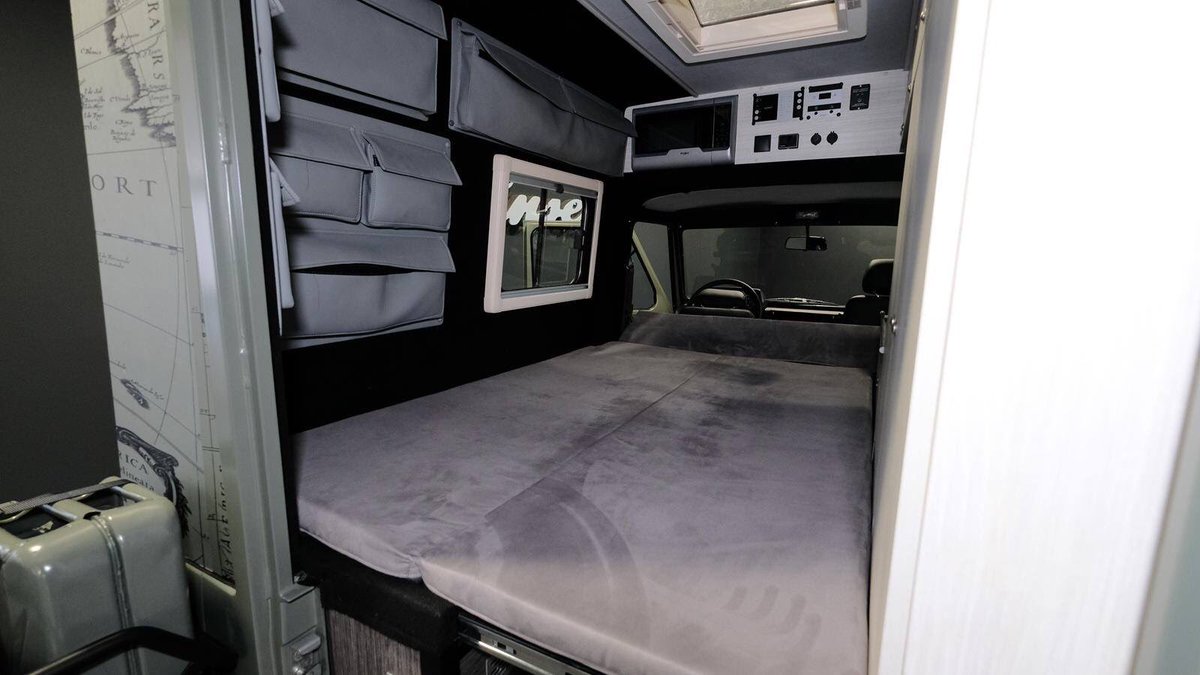 CaravanCloud's tweet photo. Mercedes G-Wagen becomes an awesome camper!😎
Brought to you by German Tuner Lorinser who specialise in customising luxury Mercedes models, this time it’s a handful of ex-Swiss Army G-Wagens. If you want a totally unique camping vehicle, look no further.
#Uniqueoftheweek ☁️ https://t.co/PaHxwgAnlr