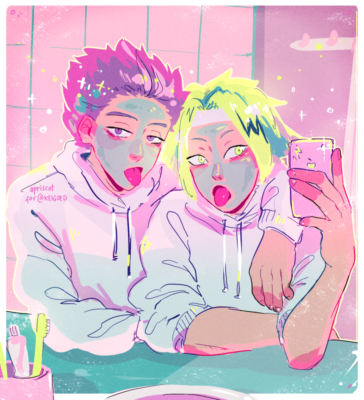 skincare bfs 🥺 shinkami commission for @KElGOED thank you!