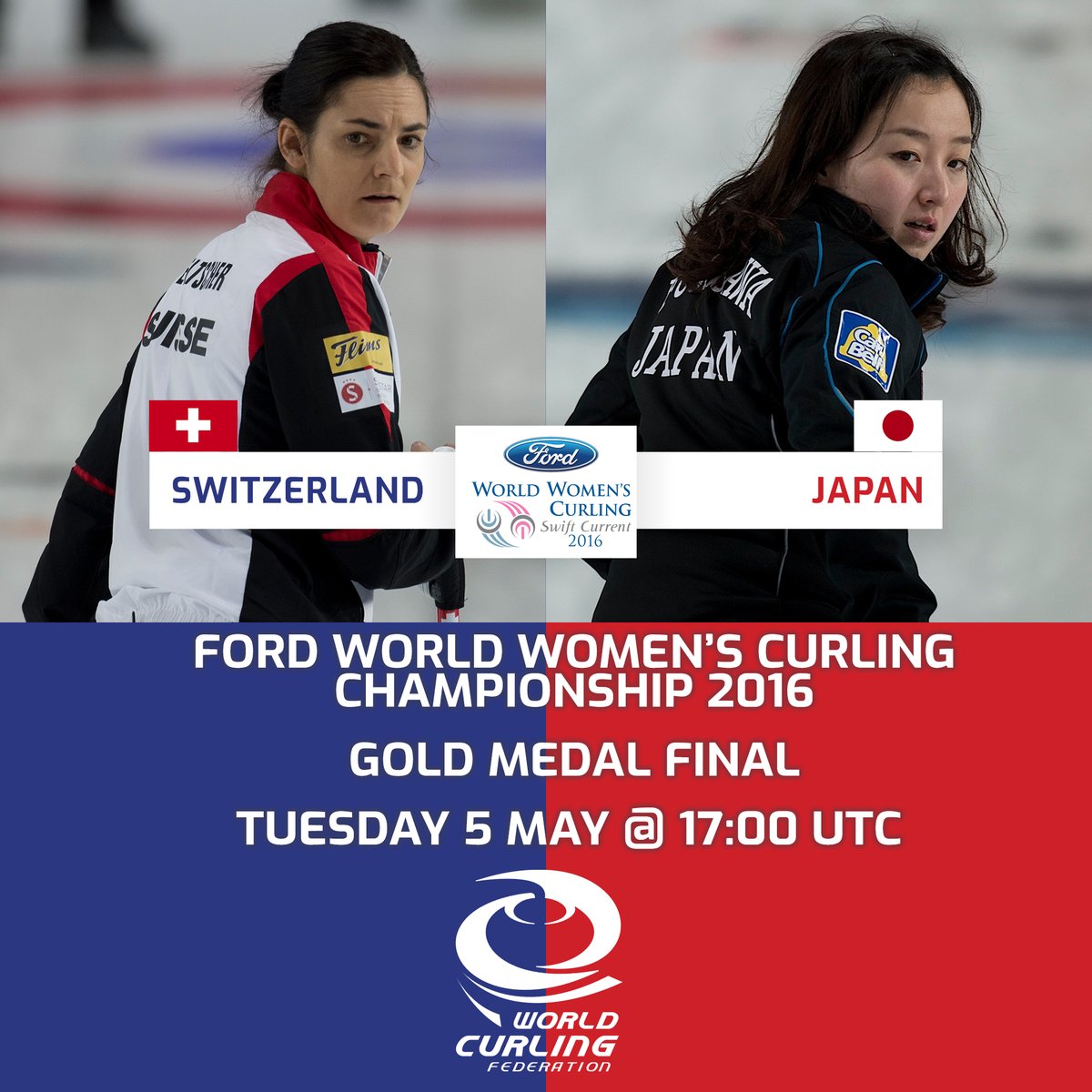 The results are in! Here are the votes from Twitter, Facebook and Instagram👇

🇨🇭v🇯🇵 =  892 
🇸🇪 v 🇨🇭= 785 

👉 This means our next live broadcast will be Switzerland versus Japan on Tuesday via Facebook/Twitter!