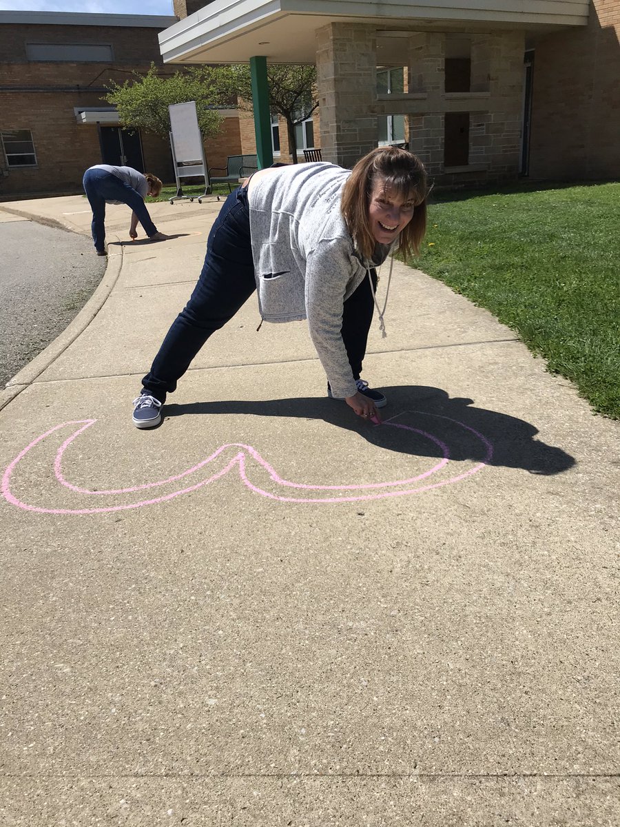 We love our amazing secretaries!  Curbside registration in the works!  Numbering our stations!