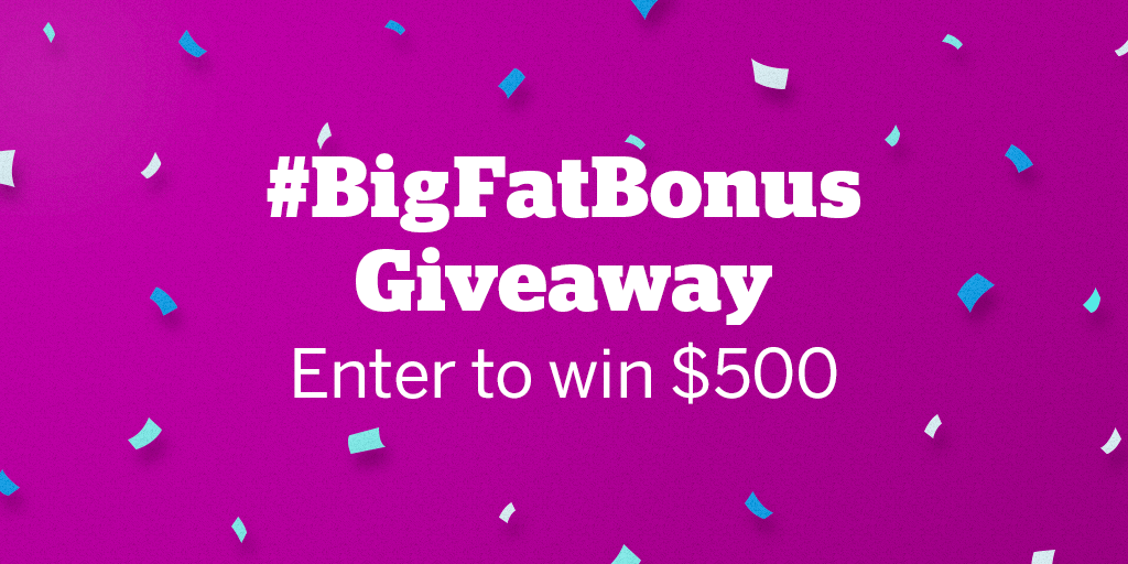 Rakuten's tweet photo. Announcing an epic birthday giveaway! π£ Weβre giving 3 lucky followers $500 each. Follow us and share why you love Rakuten below for a chance to win big π #BigFatBonus https://t.co/pNBvQrCs5w