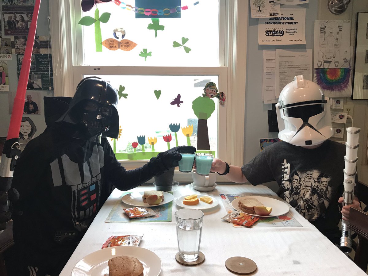 On #MayThe4th, we drink blue milk.
#MayThe4thBeWithYou #MondayMotivation #DarthVader