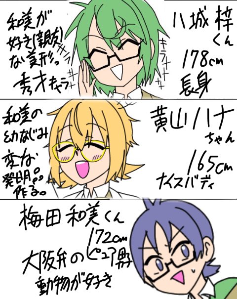 雑なキャラ紹介のtwitterイラスト検索結果